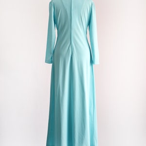 1970s Venus Dress - Azure Blue