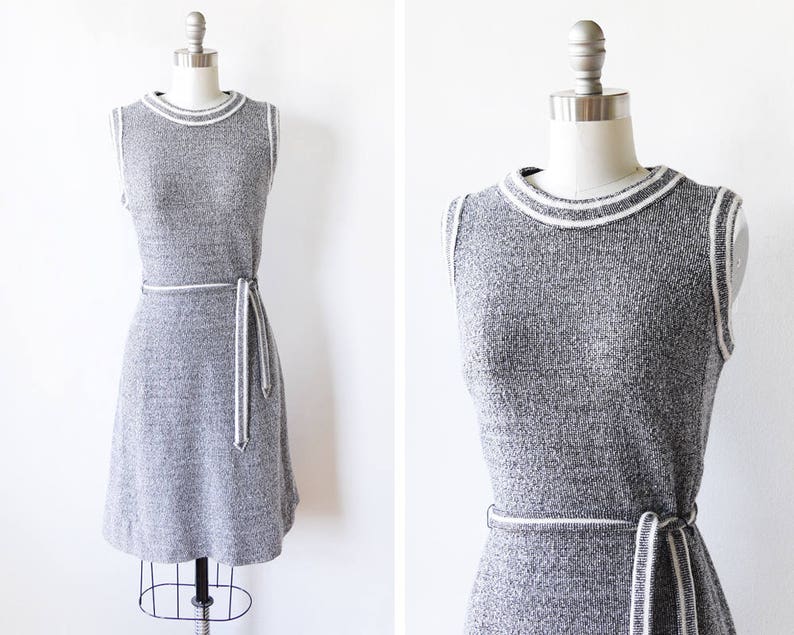 silver metallic dress