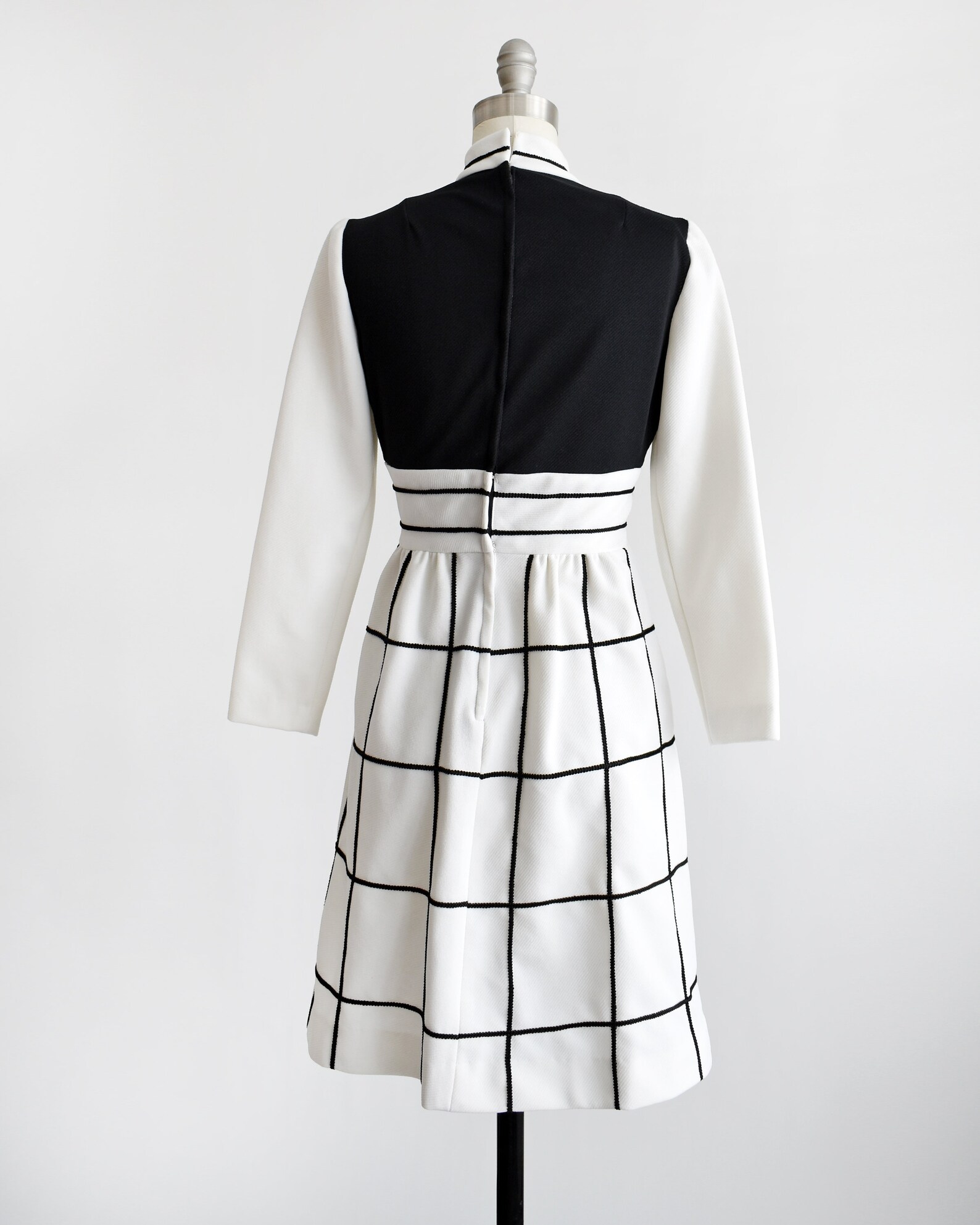 60s Black and White Mod Dress Vintage 1960s Dress Peck & Etsy