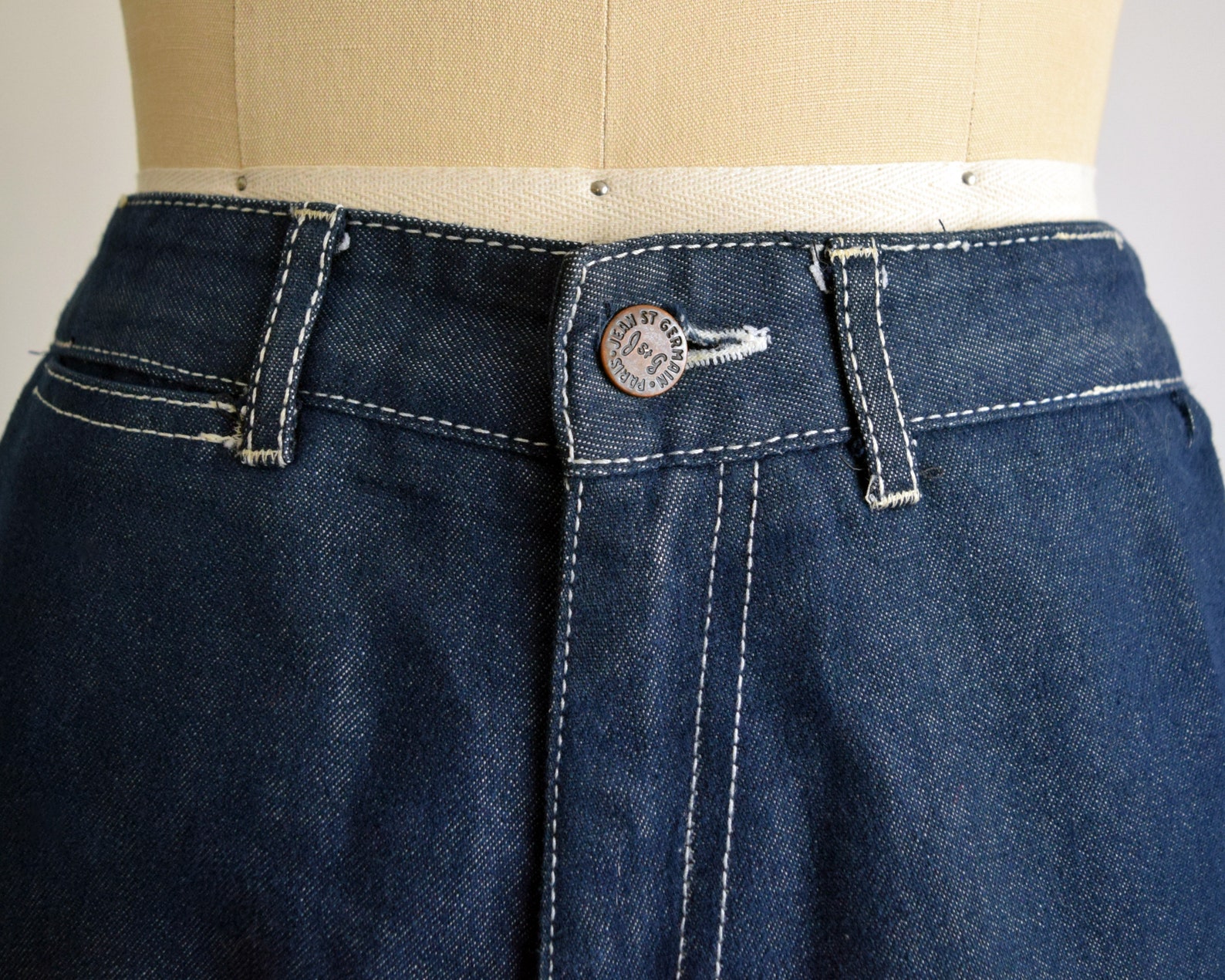 Jean St. Germain Jeans Vintage High Rise Jeans 70s 80s Dark | Etsy