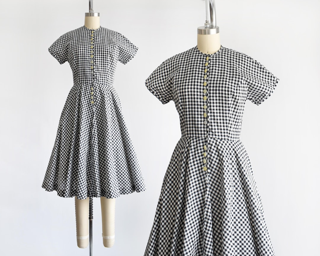 Abito Chemisier Vestitini A Quadretti Vestito Chemisier Abiti A