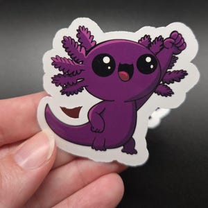 Axolotl Sticker | Vinyl Sticker | Cute Sticker | Animal Sticker |