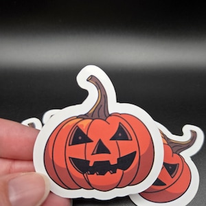 Pumpkin Sticker | Vinyl Sticker | Halloween Sticker | Halloween