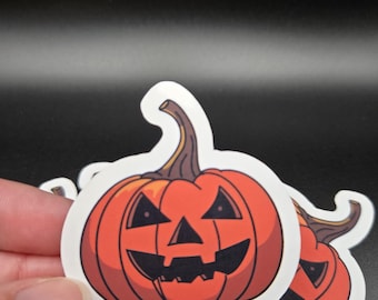 Pumpkin Sticker | Vinyl Sticker | Halloween Sticker | Halloween
