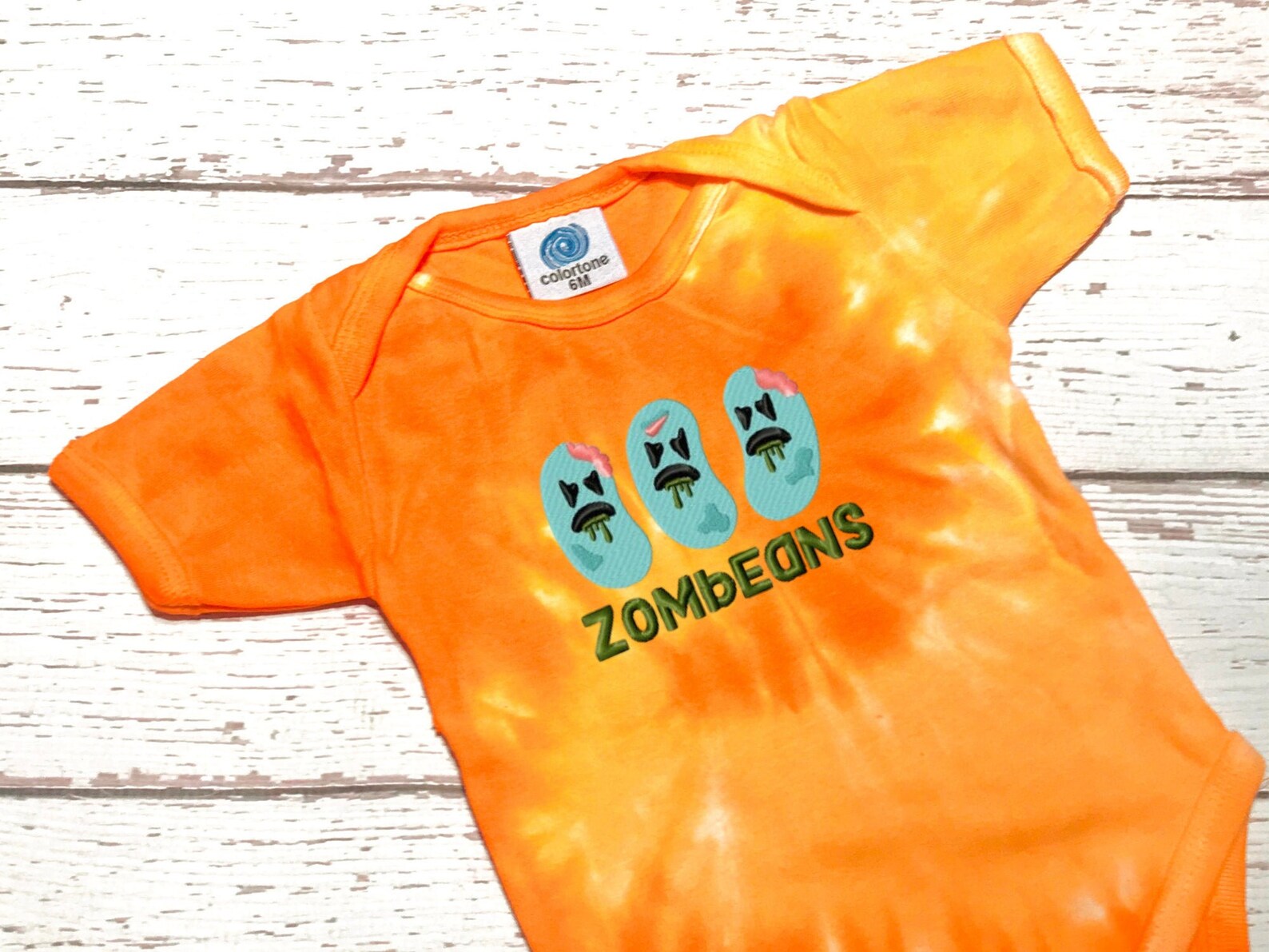 Zombie Baby Clothes Zombie Bodysuit Halloween Baby Clothes Etsy