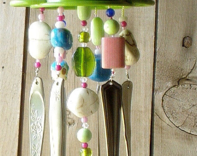 Cute Colander Music to My Ears Repurposed Flatware Wind Chime Etsy