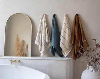 Zarima Handwoven Ethiopian Cotton Waffle Bath Towel