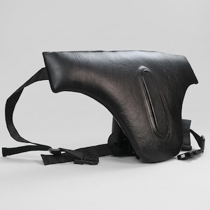 Darth Vader Leather Codpiece Waist Armor | Sith Cosplay Groin Guard | Sci-Fi Villain Costume Accessory