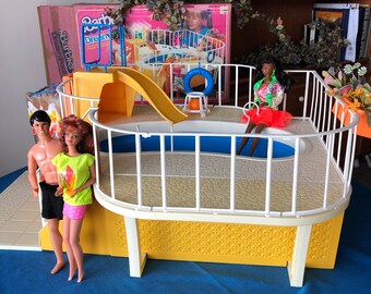 barbie pool set 1980s