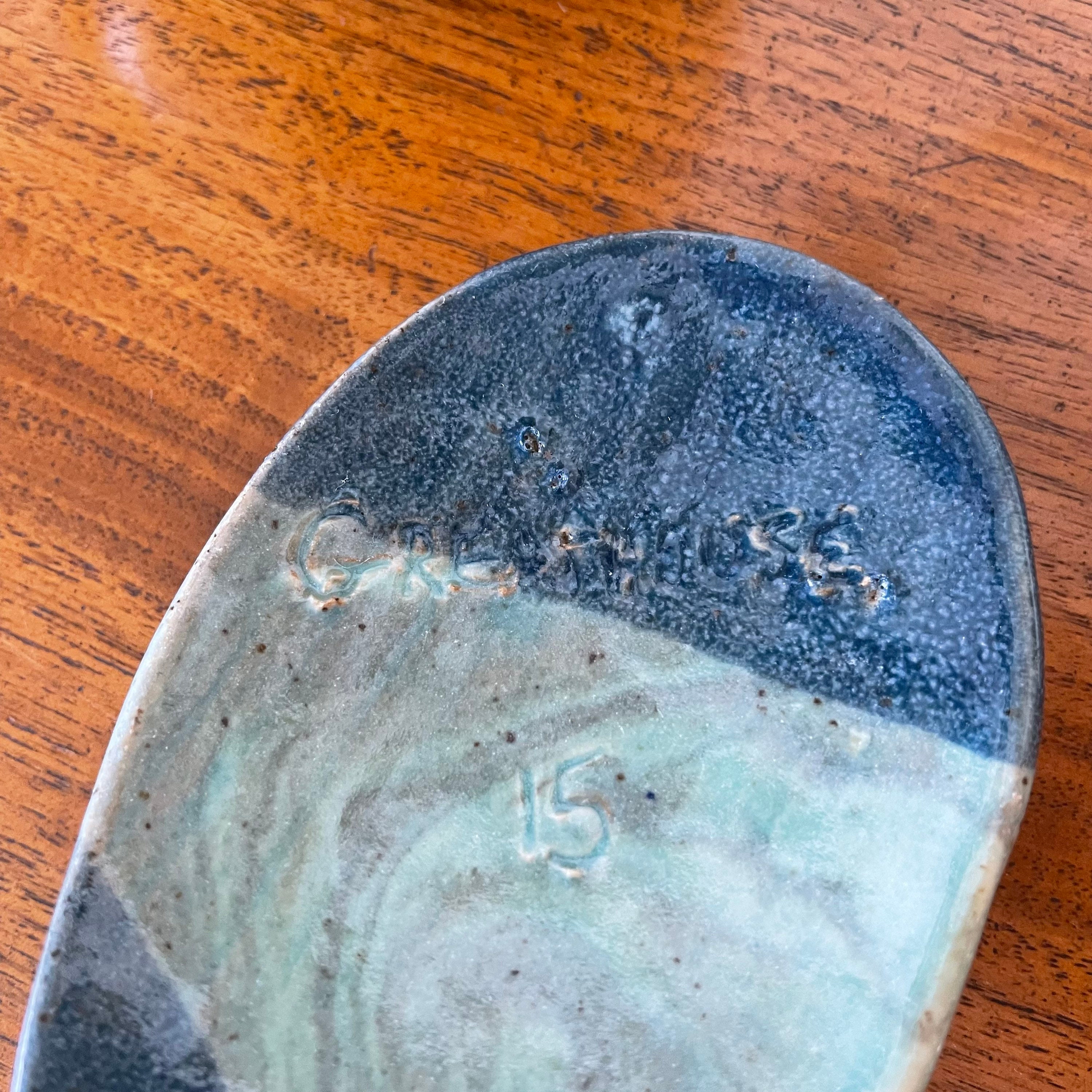 Vintage Pottery Face Tile Mid Century Modern Head Mask Art Etsy