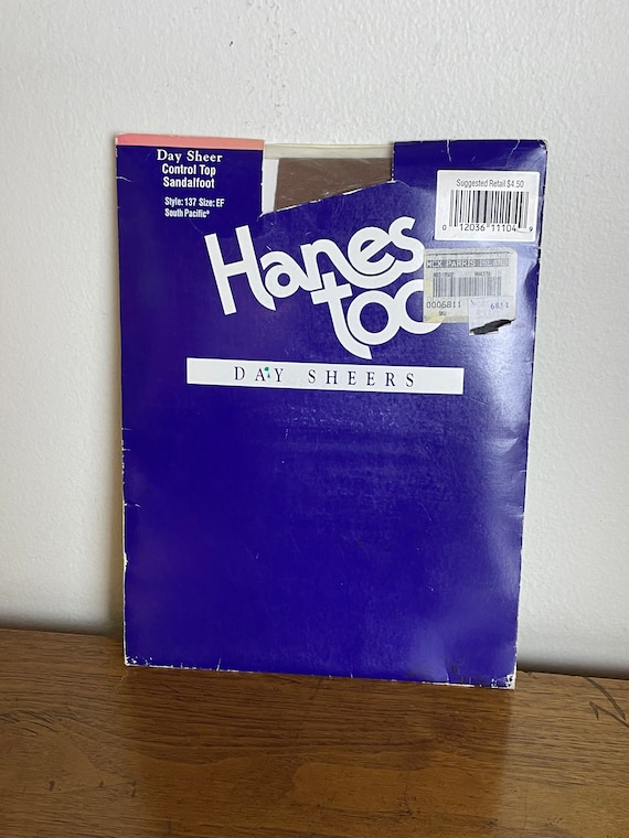 Vintage Hanes Too Pantyhose, Day Sheer, Control Top S… Gem