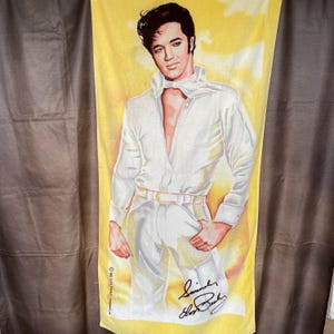 Elvis Presley Beach Towel - Etsy