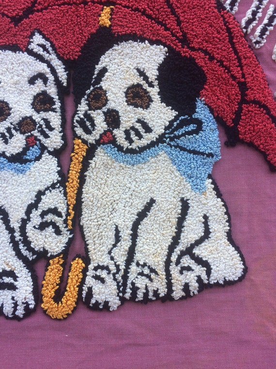 Vintage cousu broderie 2 chiots sous un parapluie pièce tissu pièce parapluie 40 ' s 50 ' s Boxer Tenture murale, sac fourre-tout, oreiller cas, artisanat, projet 73bcbc Vintage cousu broderie 2 chiots sous un parapluie pièce tissu pièce parapluie 40 ' s 50 ' s Boxer Tenture murale, sac fourre-tout, oreiller cas, artisanat, projet 73bcbc