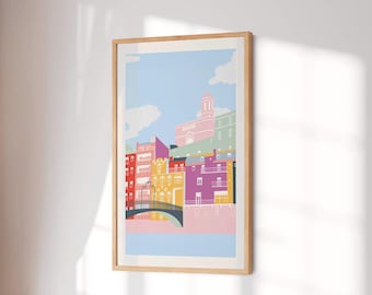Illustrazione del manifesto Girona - Puente Princesa