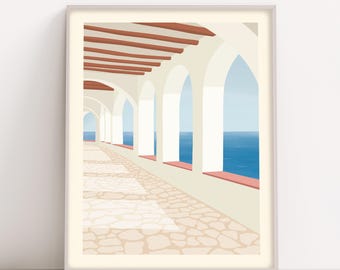 Illustrazione del manifesto degli Archi di Calella