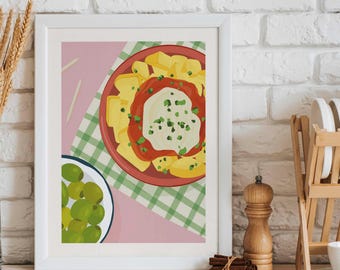 Illustrazione del poster: coperchio di Patatas bravas