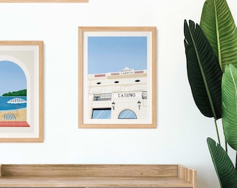 Illustrazione del manifesto del Casinò di Cadaqués