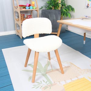 モンテッソーリチェア - モンテッソーリ家具 - 子供へのギフト ナチュラルチェア - 子供用家具 - 子供用プレイチェア - モンテッソーリシート - 子供用家具 - 木製チェア