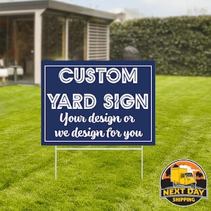 Custom Yard Sign, Election Sign, Personalized Yard Sign, Garden Sign, Personalized Decor, Pet Yard Sign, Wedding Sign, Anniversary Sign