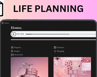 All-In-One Life Planner | Ultimate Notion Planner | Notion Dashboard | Aesthetic Notion Template | Digital Planner