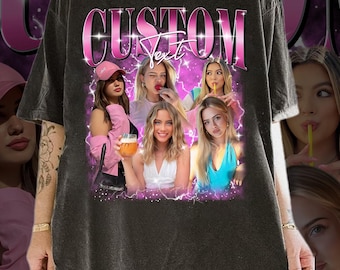 Custom Bootleg Shirt, Custom Bootleg Girlfriend, Boyfriend Shirt, Wife Shirt, Custom Your Own Shirt, Face Birthday, Bachelorette Party