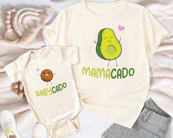 Matching Mother's Day Shirt, Matching Mom and Baby, Mother's Day Gift Ideas, Avocado Shirts, Funny Our First Mothers Day Shirt, Mom Shirts