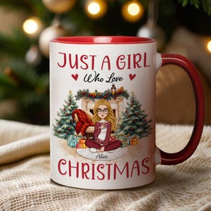 Custom Christmas Mug, Christmas Mug, Personalized Coffee Mug, Holiday Gift for Women, Gift for Her, Xmas gift, Personalized Christmas Gift