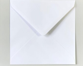 Mailshack 115GSM White Indigo 6"x6" Envelope (155mmx155mm)