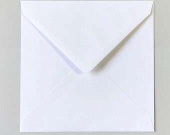 Mailshack 90GSM White 6"x6" Square Envelopes (155mm x 155mm)