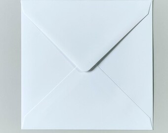 Mailshack 115GSM White Indigo 6"x6" Square Envelope (155mmx155mm)