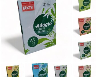 REY Adagio Paper Various Colours 80gsm 500 sheets