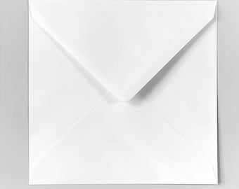 Mailshack 115GSM White Square 6"x6" Envelopes (155mmx155mm)