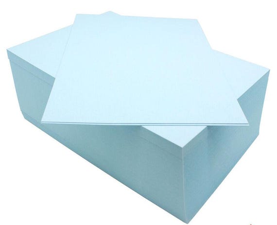 Ice Blue Paper, 230gsm, A4 A5, Arts & Crafts Paper