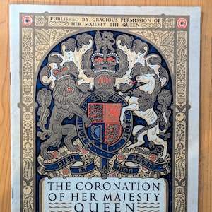 Coronation Programme of Queen Elizabeth II - 1953