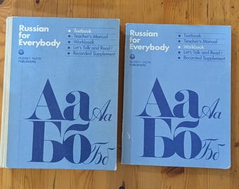 Russian for Everybody - Textbook & Workbook - 1994