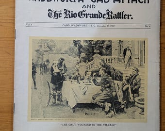 Wadsworth Gas Attack & Rio Grande Rattler - 1917/1918 Weekly Publication