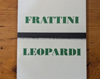 Frattini/Leopardi – Paso Doble-Gedichtreihe