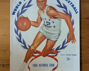 Basketball Souvenir Program - 1950s