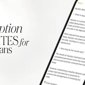 50 Aesthetics Practitioner Instagram Caption Bundle | Social Media Editable Caption Template | Cosmetic Injector Captions