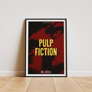 Pulp Fiction DIGITAL DOWNLOAD PRINTABLE movie poster | film print wall art gift quentin tarantino