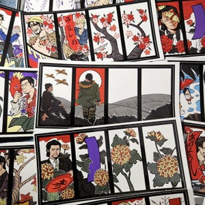 Like a Dragon Yakuza Hanafuda-maandstickers