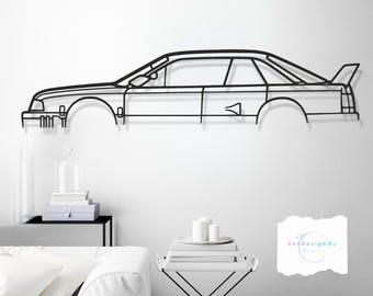 IMSA GTO Metal Car Wall Art, Legendary Widebody Race Car with Pure Motorsport Heritage, Bold Garage Display, Gift for Racing Fans