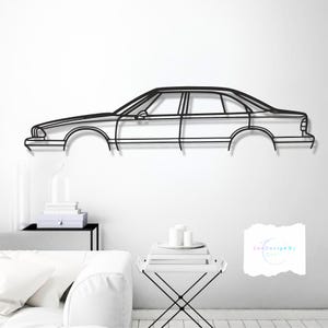 Metal Car Decor Wall Art- Unique Valentine&#39;s Day Gift for Car Lovers - Modern Automotive Decor for Him , Garage or Office Gift