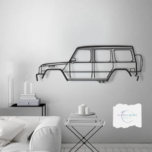 Metal Car Decor Wall Art- Unique Valentine&#39;s Day Gift for Car Lovers - Modern Automotive Decor for Him , Garage or Office Gift