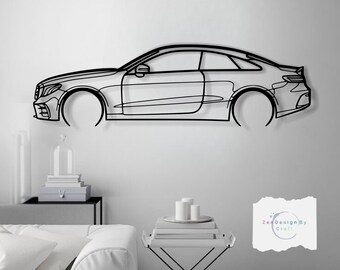 Mercedes-AMG E 53 Metal Car Wall Art, Luxury Sport Sedan with Powerful Performance Design, Modern Garage or Home Decor, Gift for Car Lovers