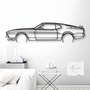 Metal Car Wall Art: Modern Automotive  Decor