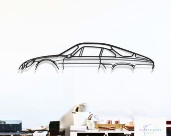 A110 1970 Classic Metal Car Wall Art, Iconic French Rally Coupe Design, Vintage Motorsport Style, Retro Garage Decor, Gift for Car Lovers