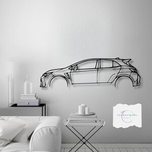 Corolla GR Metal Car Wall Art: Modern Automotive  Decor