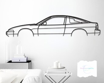 200SX S13 Metal Car Wall Art,Iconic JDM Sports Coupe with Drift Inspired Performance Design,Modern Garage or Home Decor, Gift for Car Lovers