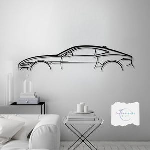 Metal Car Decor Wall Art- Unique Valentine&#39;s Day Gift for Car Lovers - Modern Automotive Decor for Him , Garage or Office Gift